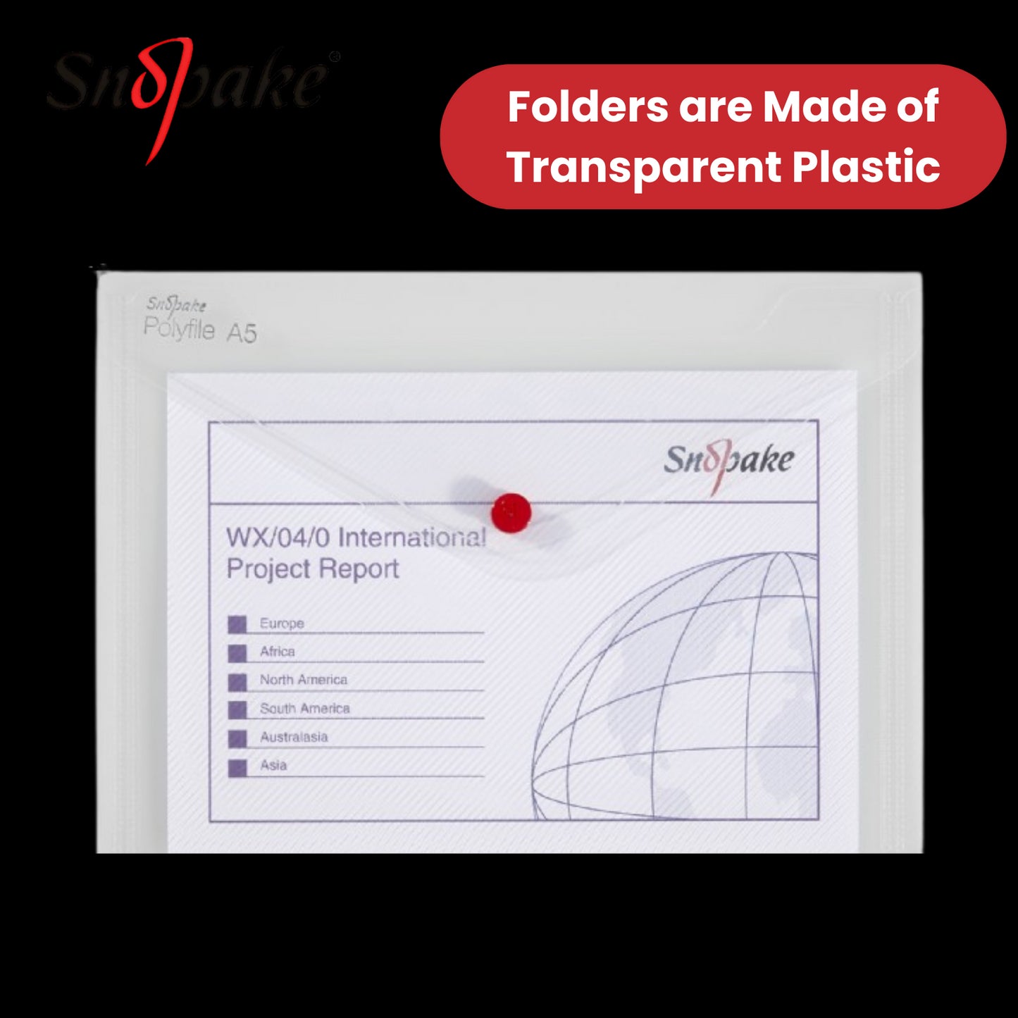 Snopake Polyfile Wallet FULLSCAP Classic Assorted - Pack Of 5 - 1 to 5 Packs