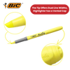 BIC Briteliner Grip Highlighters - Yellow/Blue/Green/Pink (Pack of 4)