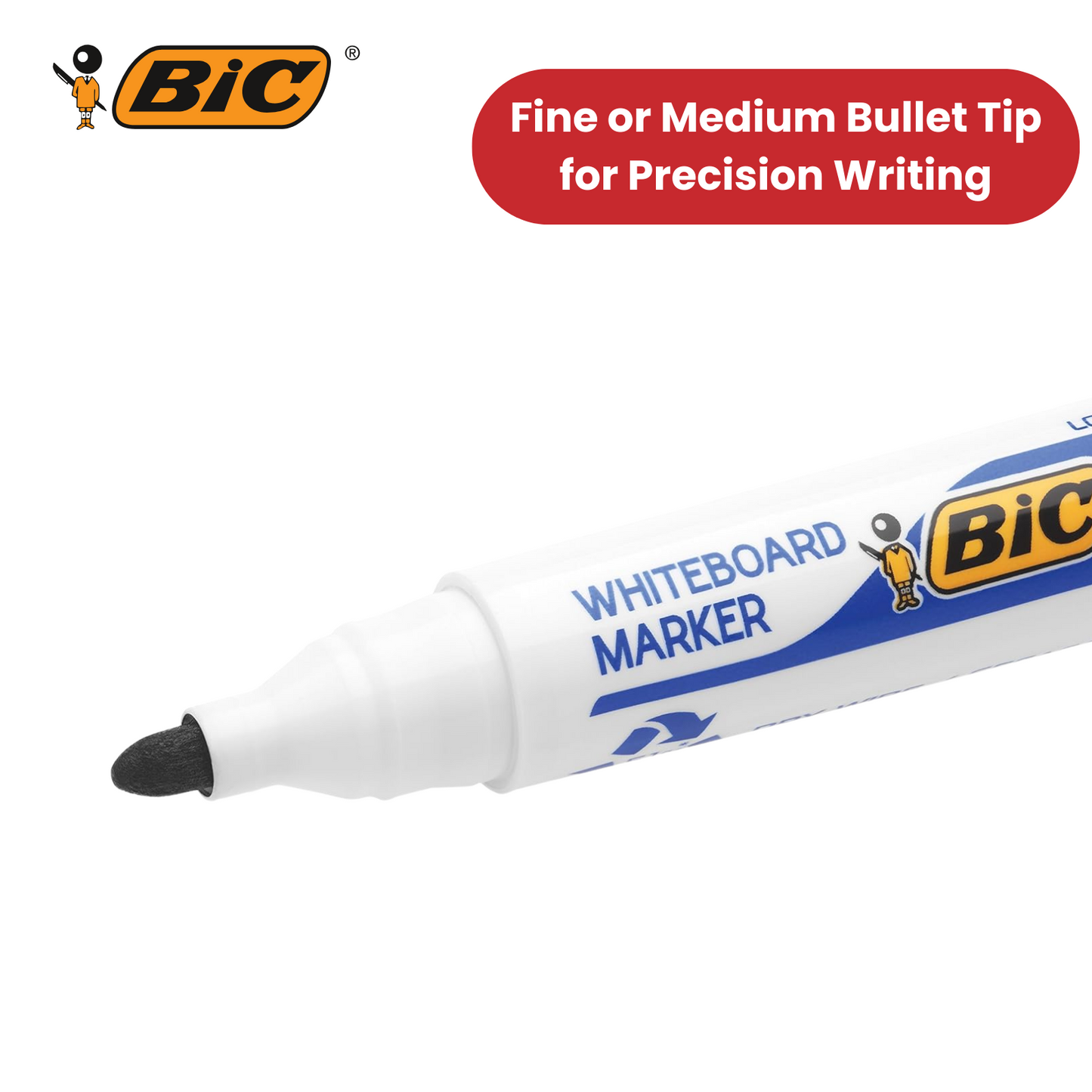 BiC Velleda 1701 Whiteboard Markers Green for Office & Classroom Use, Box of 12