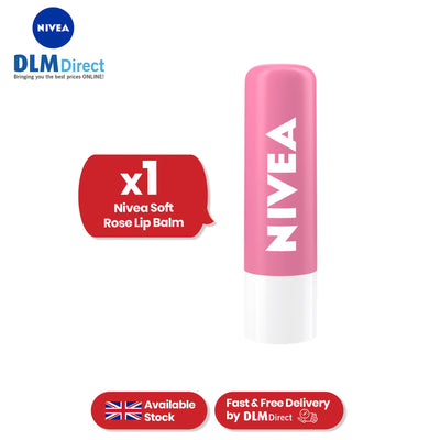 Nivea Lip Soft Rose x 1 - 1 to 36 Packs
