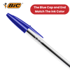 BIC Cristal Original Ballpoint Pens Medium Point (1.0 mm) Blue, Pouch of 8 - 1-5