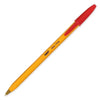 Bic Orange Ball Pen Fine Red Pk20