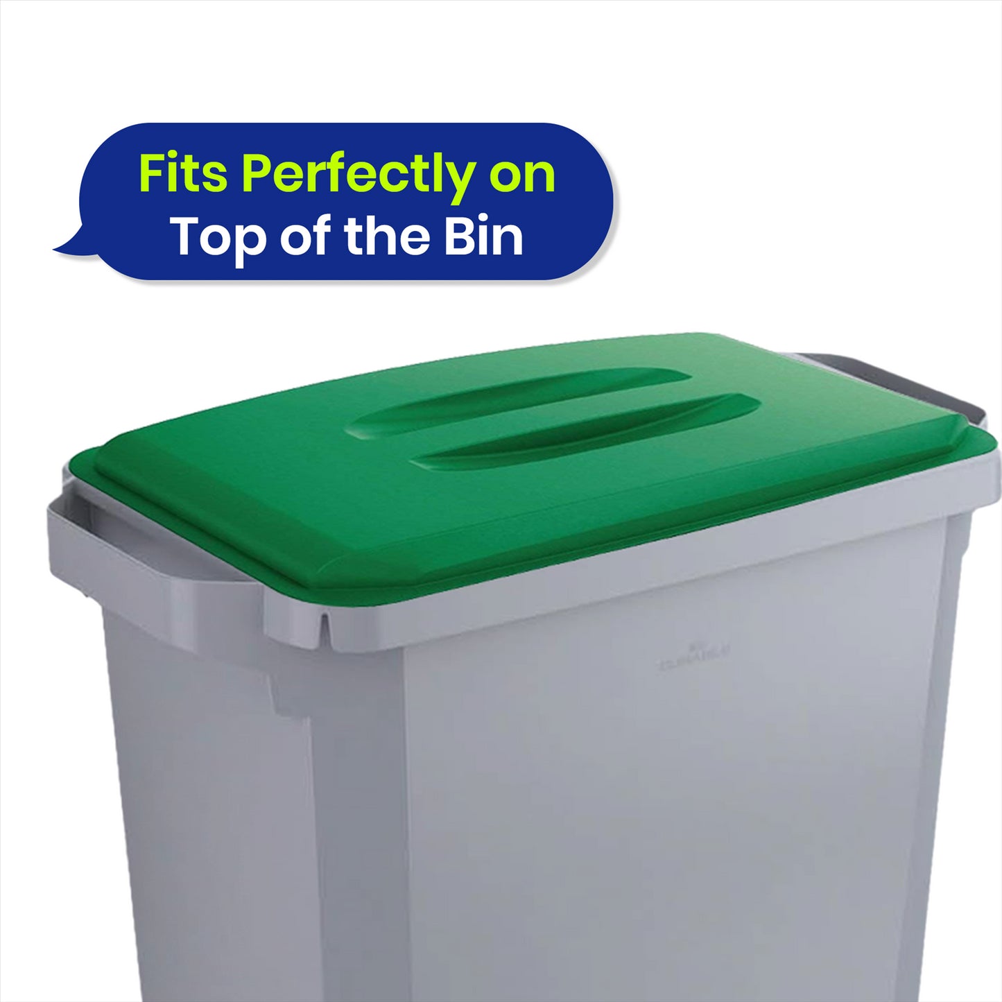 DURABIN 60L Green and Black Lids and 25x 110L Recycled Bin Bags Set