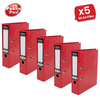 Pukka Brights Lever Arch Files - Red - Box of 10