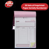 Pukka Pad NCR Triplicate Order Book 137mm x 203mm - Single - 1 to 36 Packs