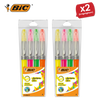 BIC Flex Assorted Fluorescent Highlighters - Pack of 4