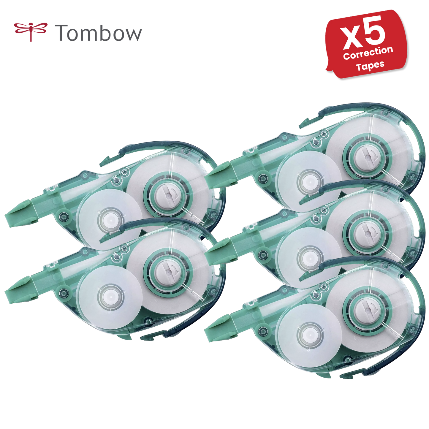 Tombow Correction Tape Refill 4mm - Single CT-YRE4 - 1 to 30 Packs
