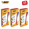 Bic Gel-ocity Illusion Medium Erasable Ink Rollerball Pen 0.7mm & 0.3mm Red