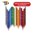 BIC Kids ECOlutions Pencils  Assorted Colours - Wallet of 18