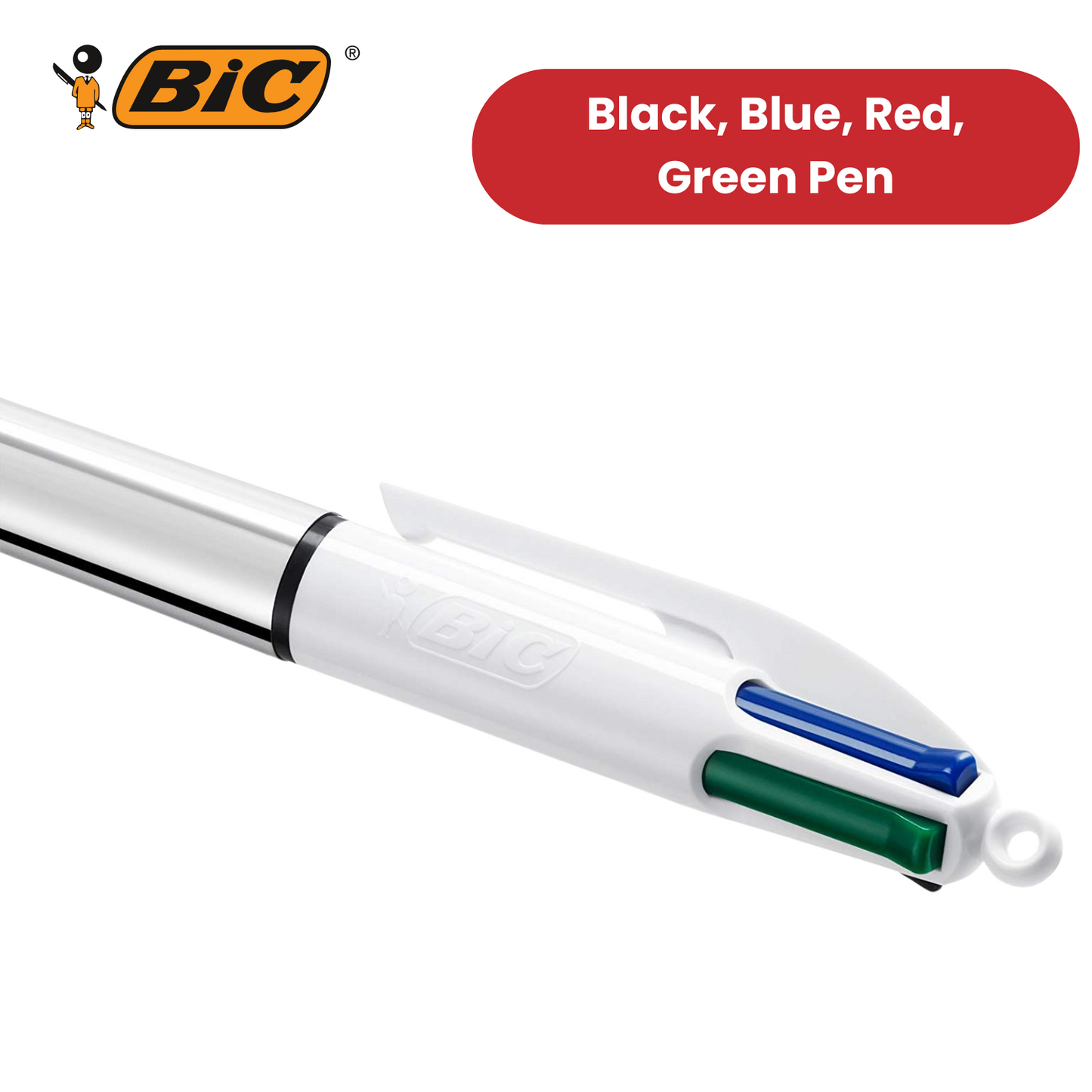 BIC 4 Colour Shine - Pack of 3