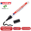 Edding 750 Permanent Paint Markers - Bold Black Ink for Multi-Surface Writing