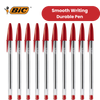 BIC CRISTAL MEDIUM BALL POINT PEN RED - BOX OF 50 - 1 to 5 Packs