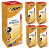 Bic Orange Ball Pen Fine Red Pk20