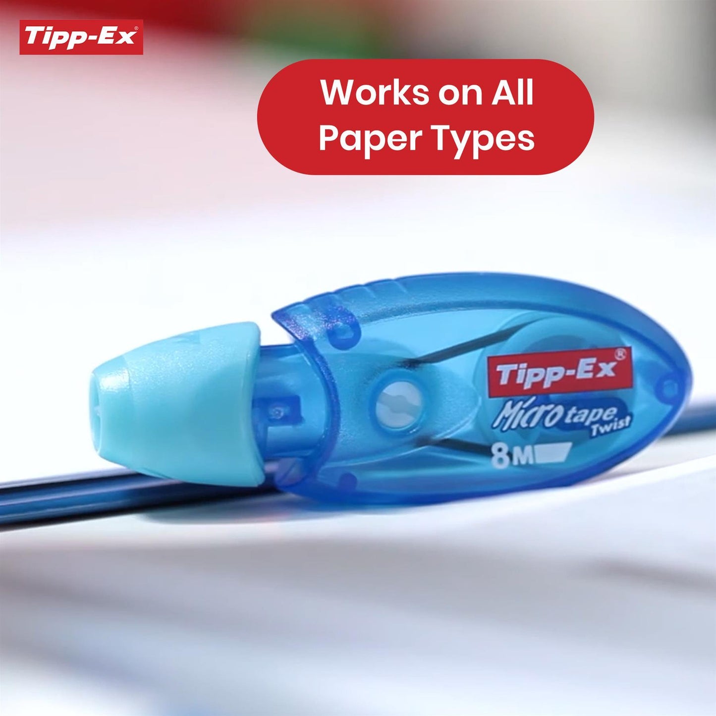 Tipp-Ex Micro Tape Twist Rubans Correcteurs 8 m x 5 mm - Pack of 2 -  1 to 5