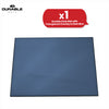 Durable Dark Blue Desk Mat - PVC Non Slip Desk Cover, Transparent Overlay Laptop Mat for Office & School