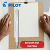 Pilot G-207 Retractable Gel 0.7mm Rollerball Pen Smooth Writing - Pastel White