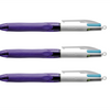 Bic 4 Colours Grip Fashion Ballpoint Pen 1.0mm - Pack of 3