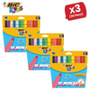 BIC Kids Visacolor XL ECOlutions Colouring Pens Assorted - Pack of 12 - 1 to 5 Packs