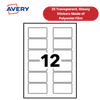 Avery L4782-20 Self Adhesive Name Badges, 240 Per Pack 75 x 40 mm - 1 to 5