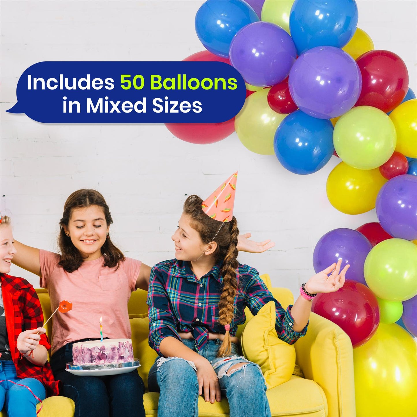 Balloon Garland with Foil Age 18 Badge Party Decoration for Celebration Spaces
