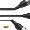 Bic 2300 Permanent Black Bullet Tip Marker - 3 Single Pens