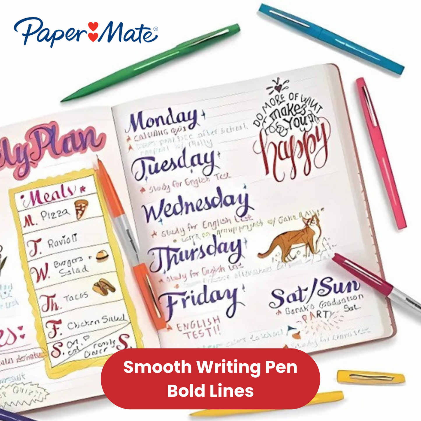 Papermate Flair Ultra Fine 0.5 - Blue - Single - Pack of 2 to 36
