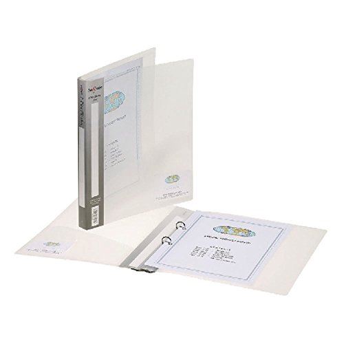 Snopake Ring Binder 2 Ring A4 CLEAR - PACK OF 10