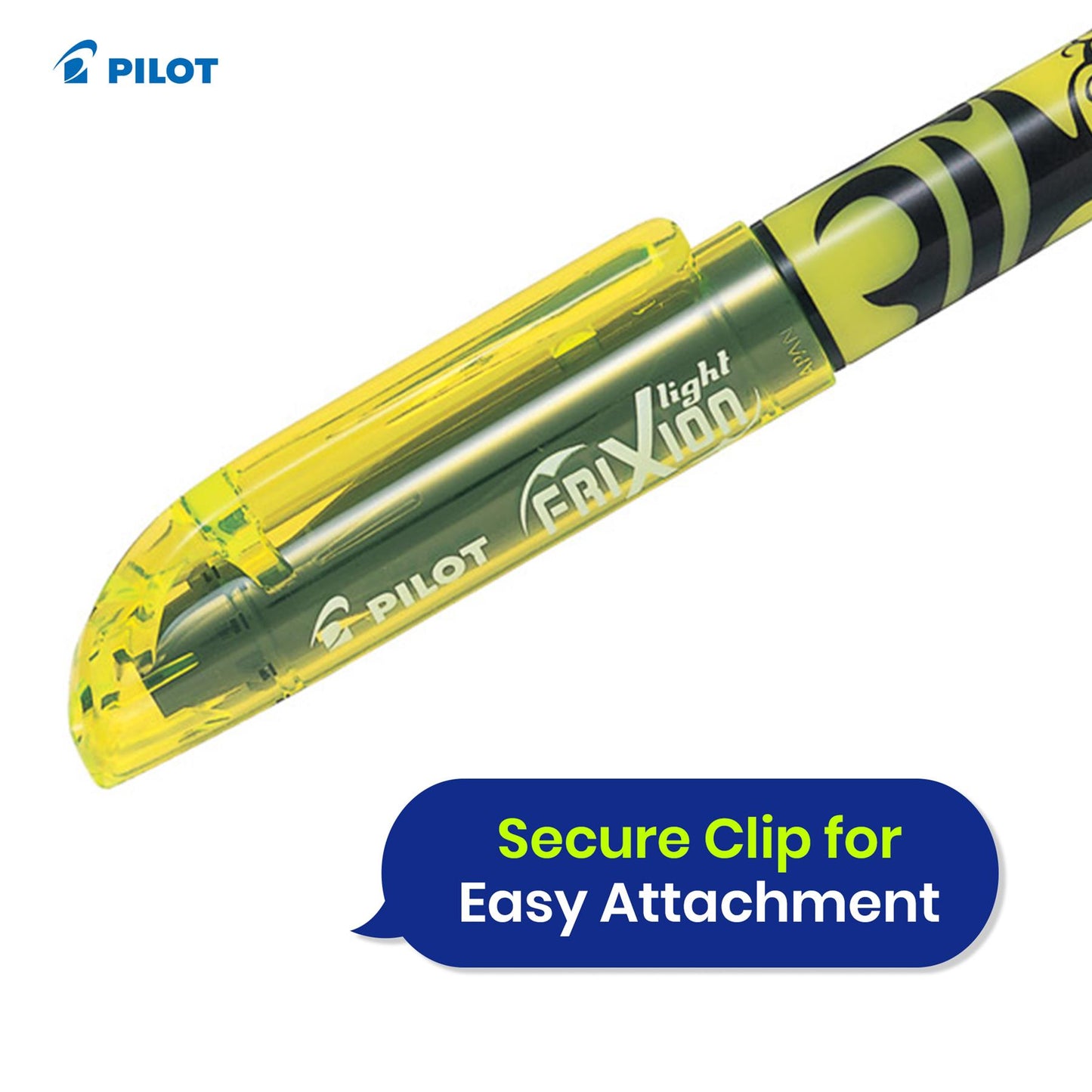 4x Pilot FriXion Light Erasable Highlighter Assorted Pens for School & Office