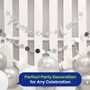 Prosecco Bunting 1.5m Silver Glitter Banner Prosecco Party Decoration for Events