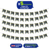 Happy 21st Birthday Black and White Bunting Hanging Party Decoration