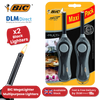 BIC Mega Standard Utility Lighter Black - Blister Pack of 2
