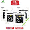Happy 21st Birthday Black and White Recyclable Banner - 2.6m