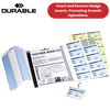 Durable Visitor Book 100 Refill Pack - 100 Perforated 90 x 60 mm Visitor -1 to 5