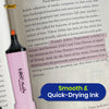 Bic Highlighter Flat - Pastel Pink - Pack of 3