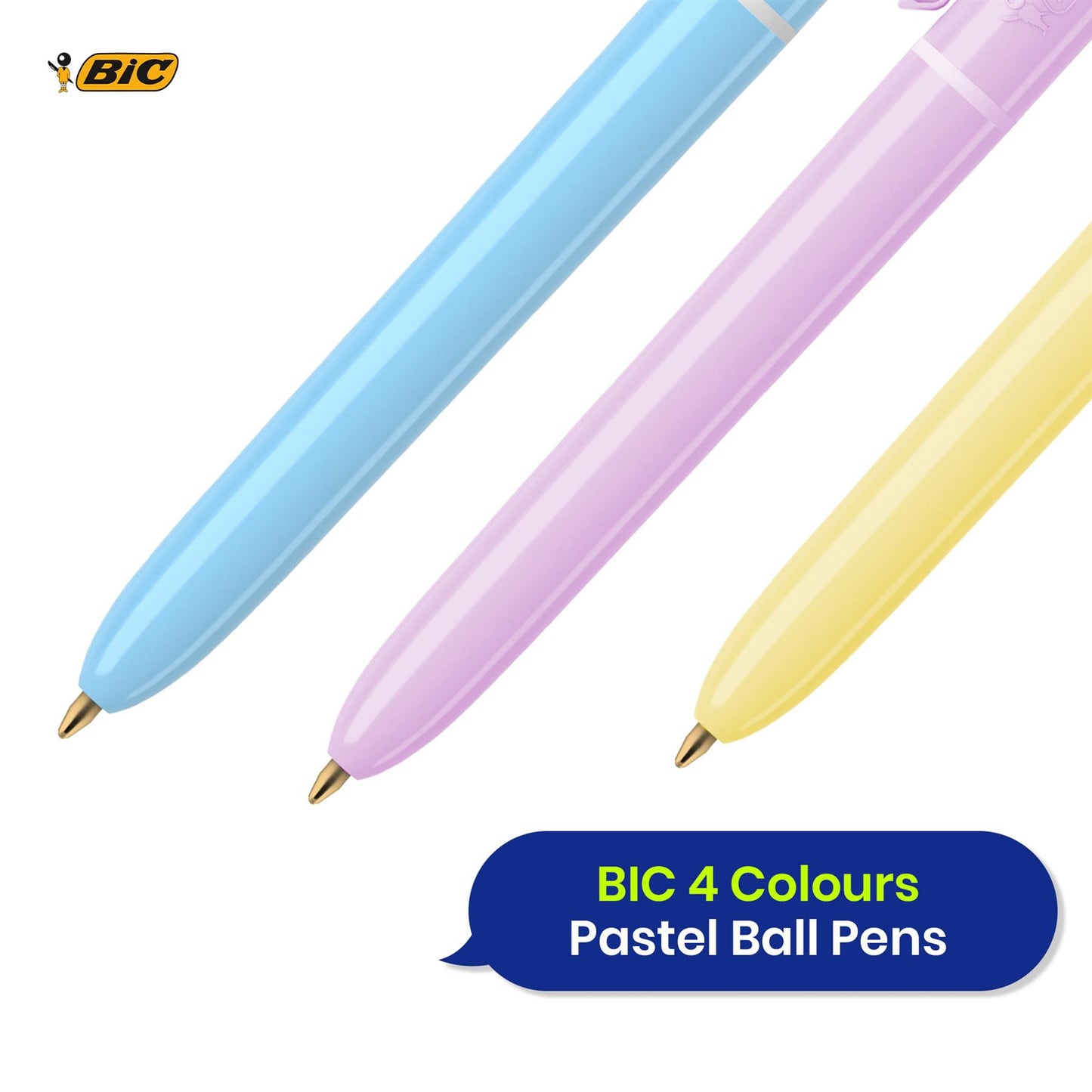 Bic 4 Colour Pastel - Single