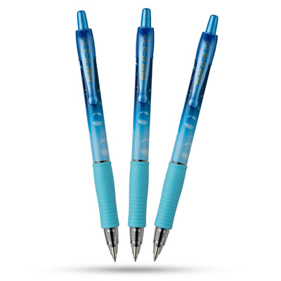 Pilot G2 Gel Pen Bubble Blue Pack of 3 Blue Gel Ink 0.7mm Ergonomic Grip