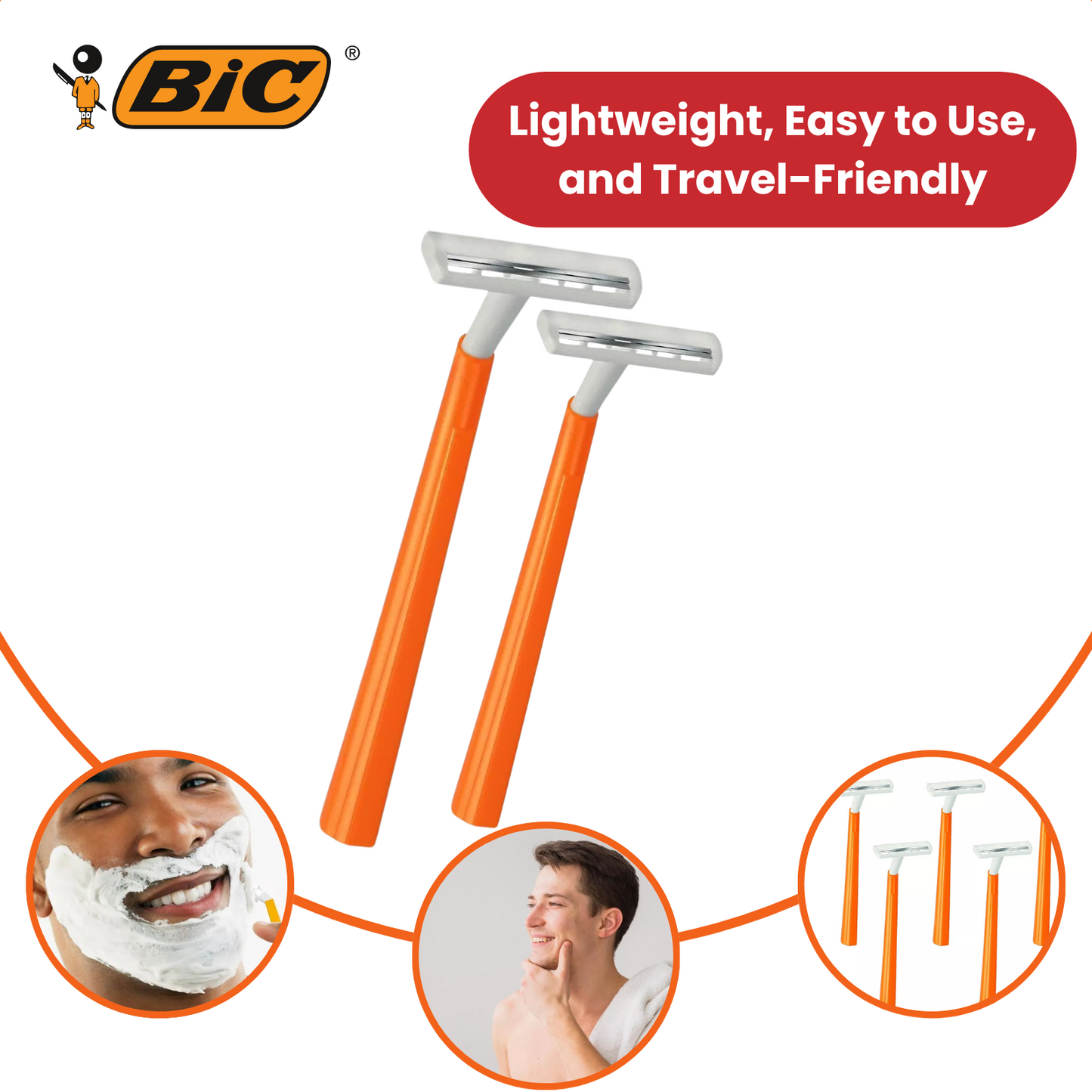 Bic 2 Sensitive Razors - Pack of 20 Razors