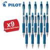 Pilot G-207 Retractable Gel 0.7 mm Medium Point Rollerball Pen - Metallic Blue