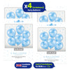 Birthday Boy Blue 12-inch Latex Party Balloons Variation