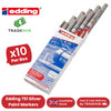 EDDING 751 PAINT MARKER SILVER 751-054 - Pack of 10