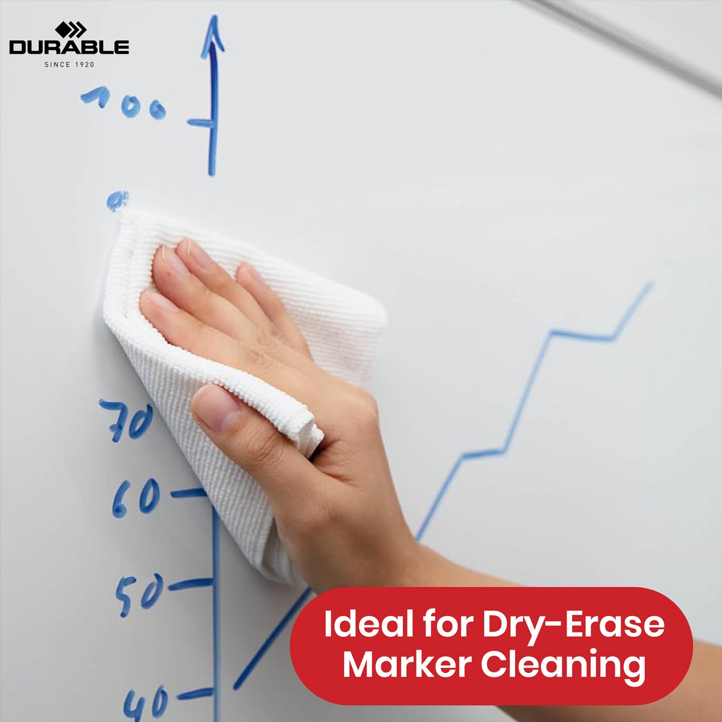 Durable Whiteboard Cleaner Kit - 250 ml White Board Cleaning Spray Microfiber Cloth for Whiteboards