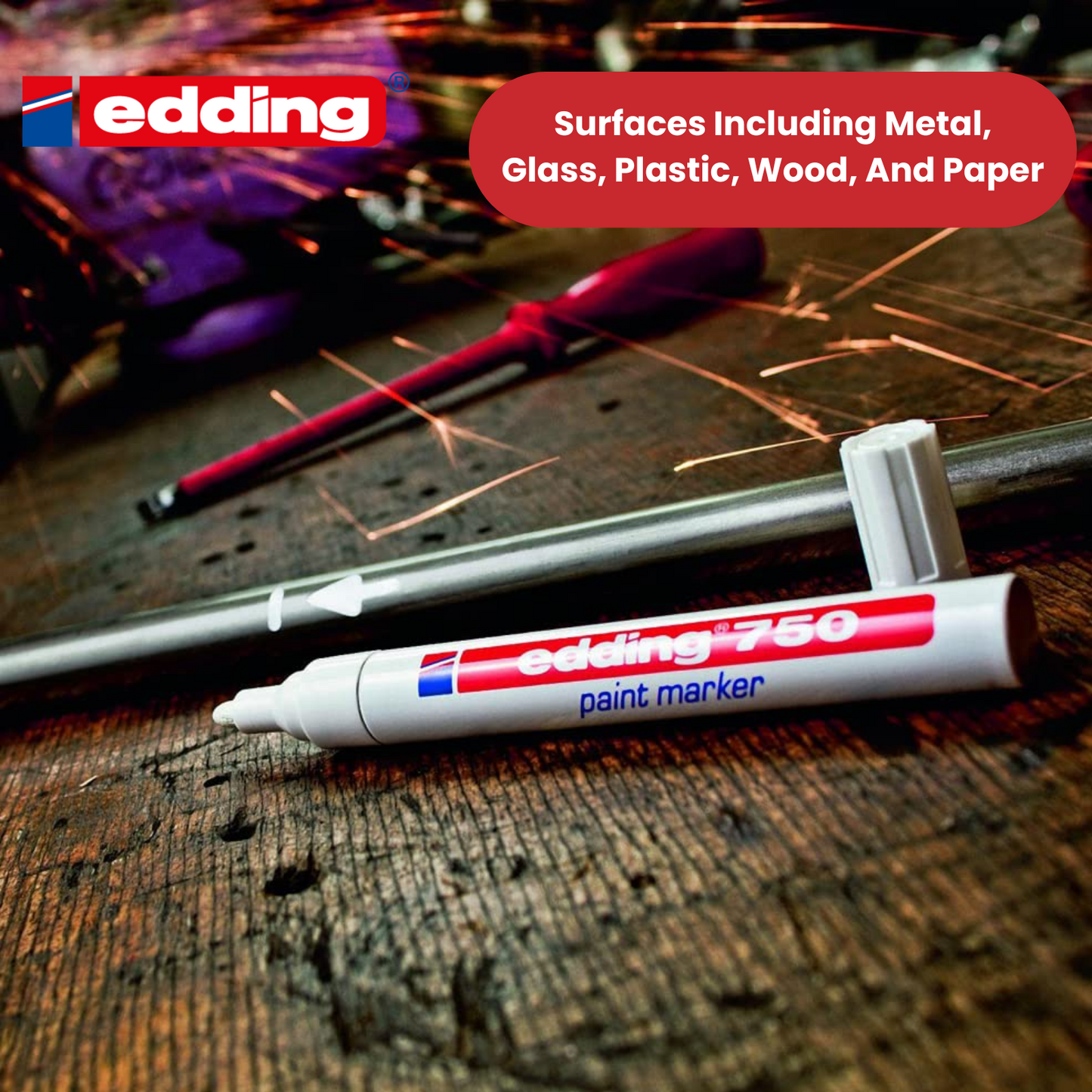 Edding Paintmarker Opaque Blue Single Pen