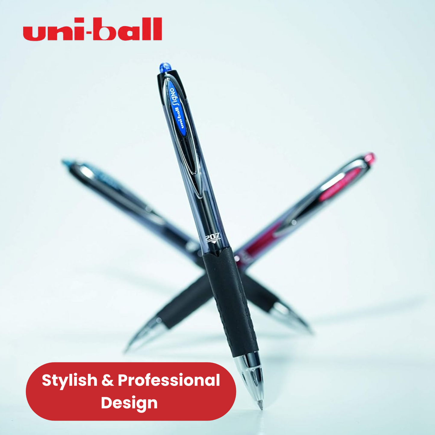 UNIBALL UMN207 SIGNO RETRACT RB GEL BLU - Pack of 12 - 1 to 5 Packs