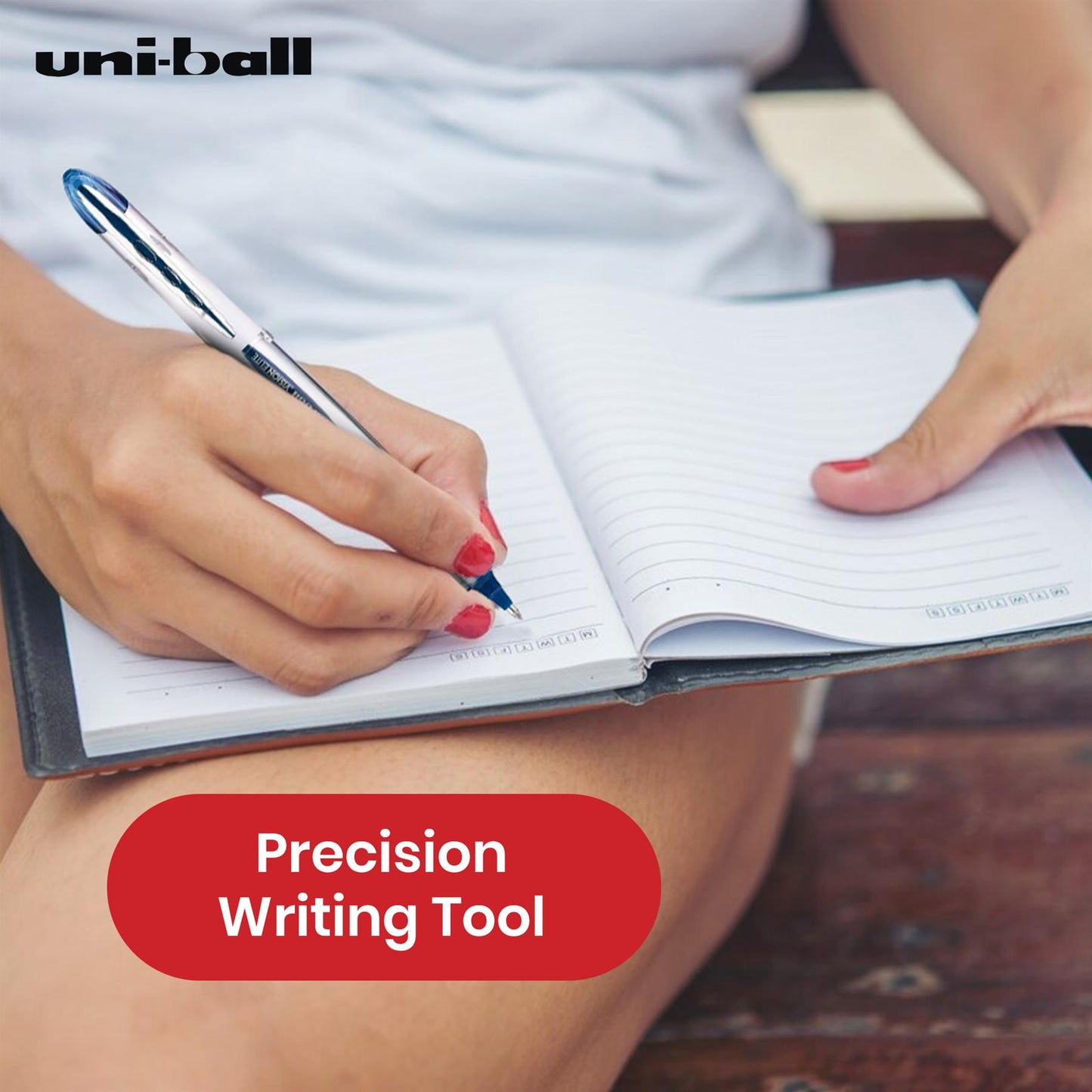 Uni-ball Vision Elite Rollerball Pens 0.8mm Tip, Black - School or Office