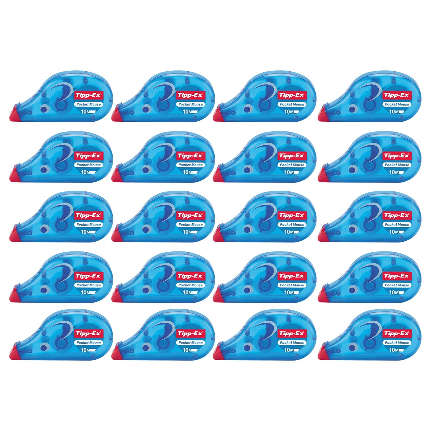 Tipp-Ex Pocket Mouse Correction Tape Roller 5mm x 6m - Pack of 1 - 1 to 30 Packs