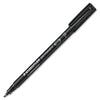 STAEDTLER LUMOCOLOR PERMANENT PENS FINE BLACK - BOX OF 10