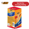 BIC CRISTAL MEDIUM BALL POINT PEN RED - BOX OF 50 - 1 to 5 Packs