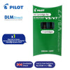 Pilot V5 V7 Ink Cartridges for Hi-Tecpoint Rollerball Pen, Green Ink, Pack of 3