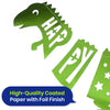 On The Wall Party Banner - Giant Green Happy Birthday T-Rex Dinosaur Garland - 1.5 metre
