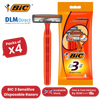 Bic 3 Sensitive Razors 4 - 1 Pack